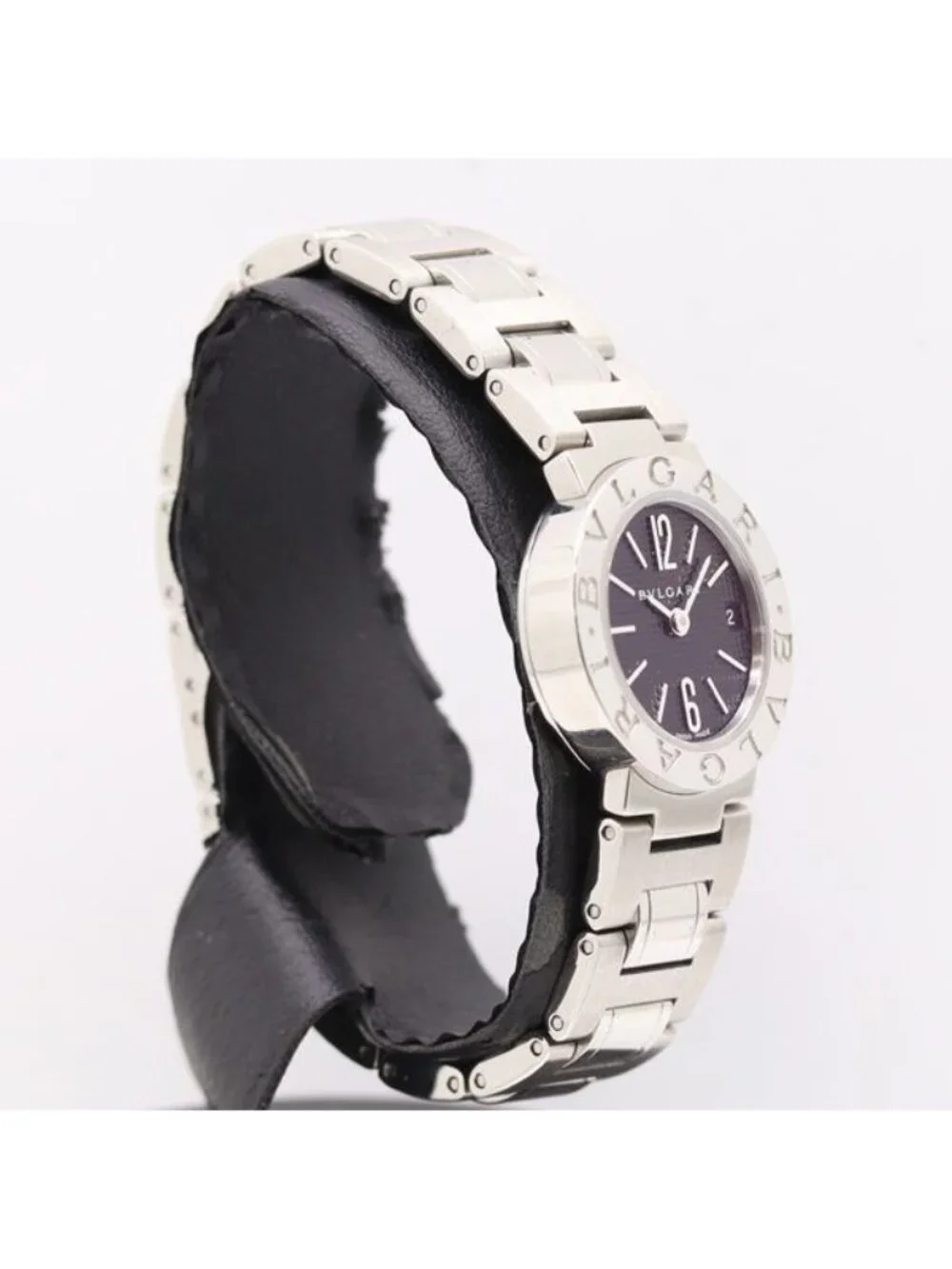 Bvlgari Quartz Date Black Dial Watch